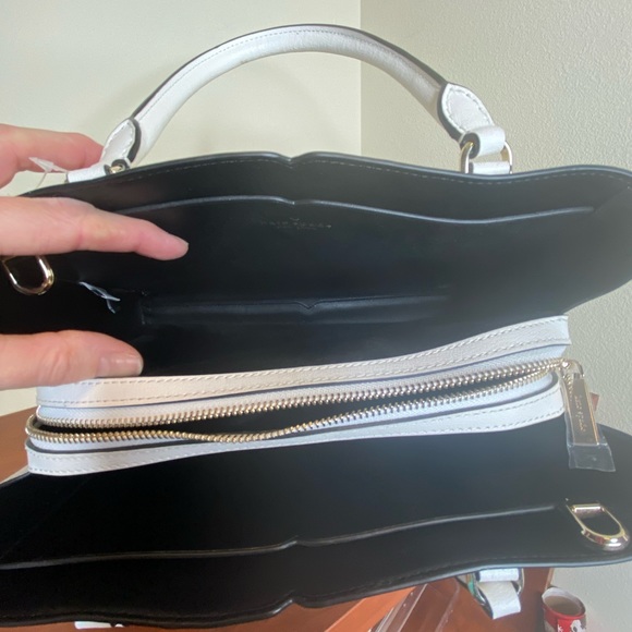 NWT Authentic Kate Spade Medium Triple Compartment Satchel, Opticwhite color - Picture 9 of 16